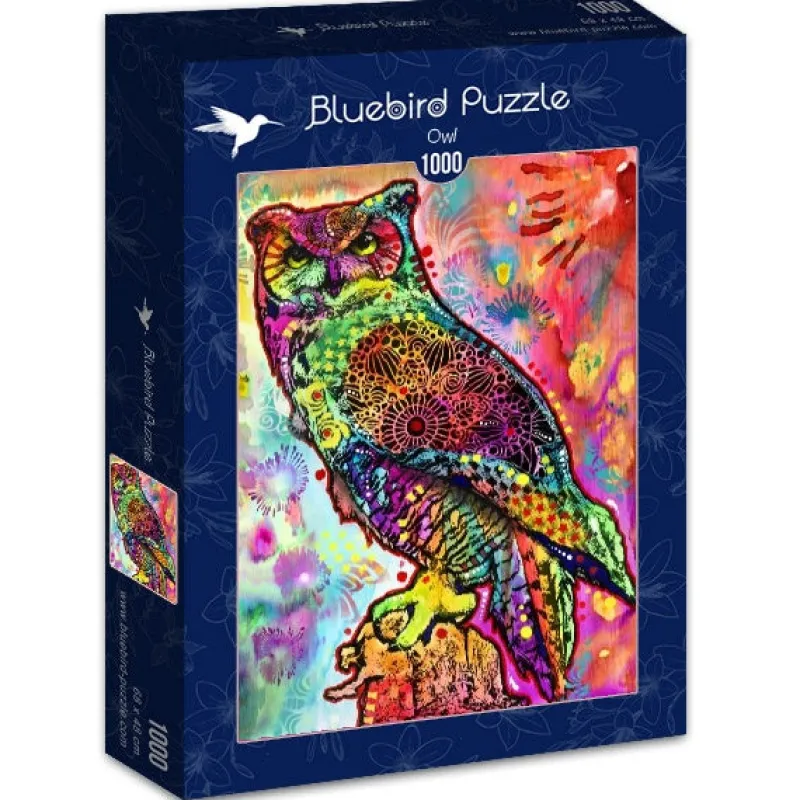 Bluebird Puzzle - Owl - 1000 Piece Jigsaw Puzzle Best