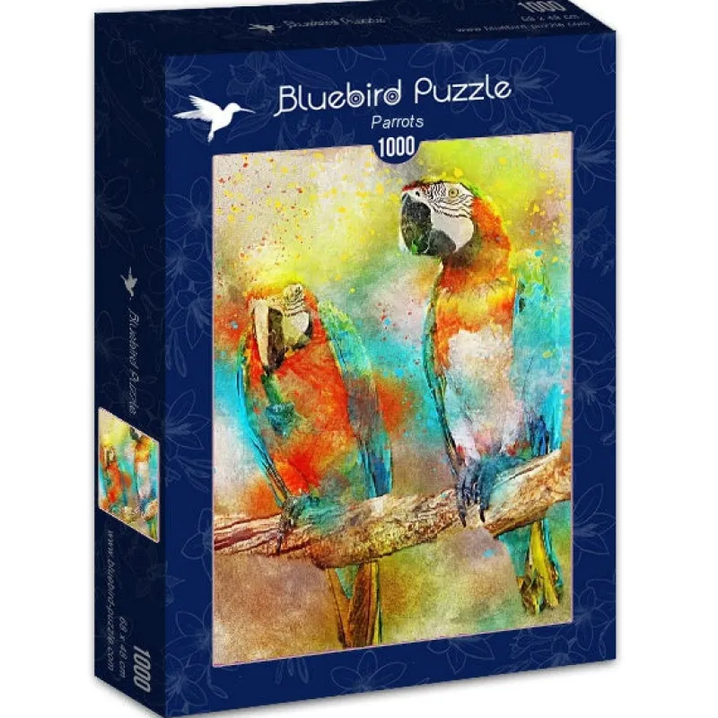 Bluebird Puzzle - Parrots - 1000 Piece Puzzle New