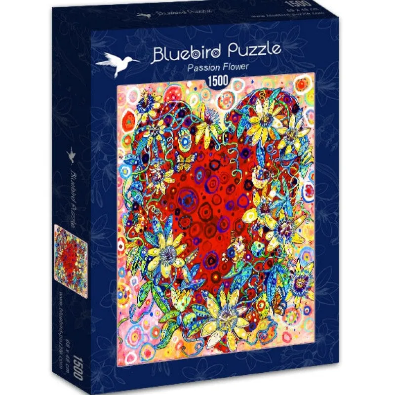 Bluebird Puzzle - Passion Flower - 1500 Piece Jigsaw Puzzle Outlet