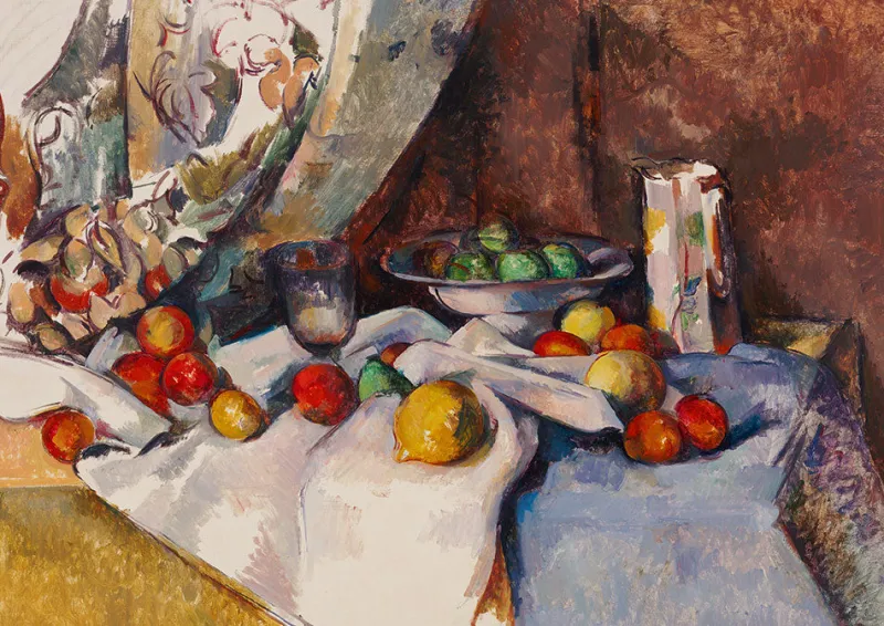 Art by Bluebird Bluebird Puzzle - Paul Cézanne - Still Life with Apples, 1895-1898 - 1000 Piece Jigsaw Puzzle Clearance
