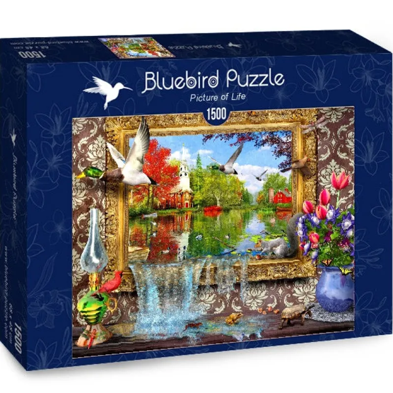 Bluebird Puzzle - Picture of Life - 1500 Piece Jigsaw Puzzle Fashion