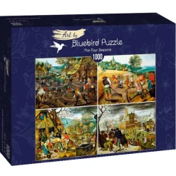 Art by Bluebird Bluebird Puzzle - Pieter Brueghel the Younger - The Four Seasons - 1000 Piece Jigsaw Puzzle Clearance