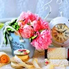 Bluebird Puzzle - Pink Peony Flowers - 1000 Piece Jigsaw Puzzle Online