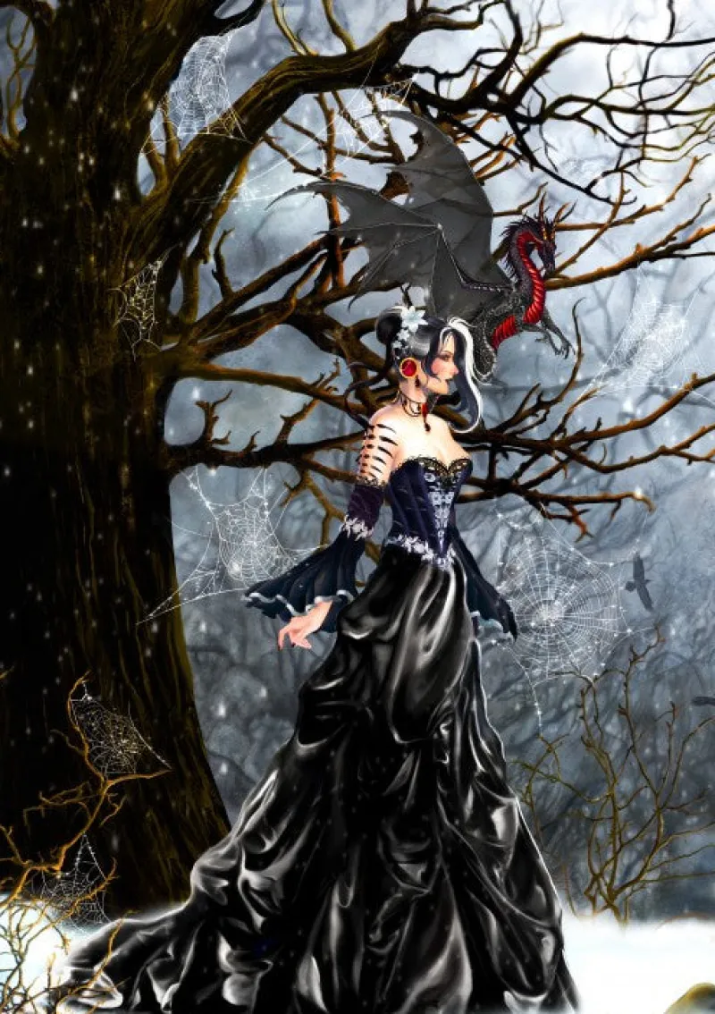 Bluebird Puzzle - Queen of Shadows - 1000 Piece Jigsaw Puzzle Clearance