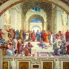Art by Bluebird Bluebird Puzzle - Raphael - The School of Athens, 1511 - 1000 Piece Jigsaw Puzzle Clearance