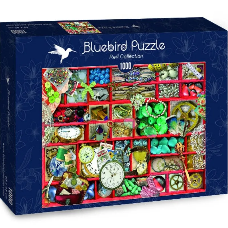 Bluebird Puzzle - Red Collection - 1000 Piece Jigsaw Puzzle Discount