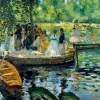 Art by Bluebird Bluebird Puzzle - Renoir - La Grenouillère, 1869 - 1000 Piece Jigsaw Puzzle Online