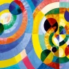 Art by Bluebird Bluebird Puzzle - Robert Delaunay - Circular Forms, 1930 - 1000 Piece Jigsaw Puzzle Online