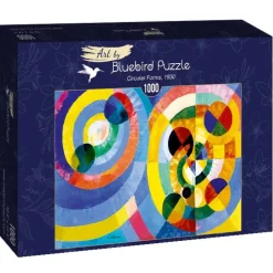 Art by Bluebird Bluebird Puzzle - Robert Delaunay - Circular Forms, 1930 - 1000 Piece Jigsaw Puzzle Online
