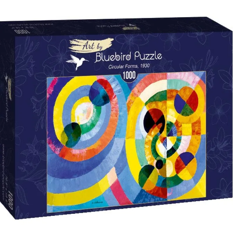 Art by Bluebird Bluebird Puzzle - Robert Delaunay - Circular Forms, 1930 - 1000 Piece Jigsaw Puzzle Online