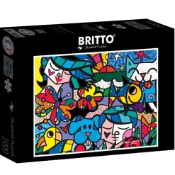 Bluebird Puzzle - Romero Britto - Britto Garden - 1000 Piece Jigsaw Puzzle Outlet