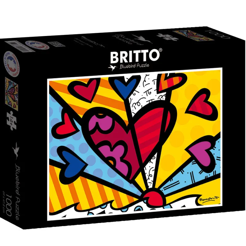 Bluebird Puzzle - Romero Britto - New Day - 1000 Piece Jigsaw Puzzle Fashion
