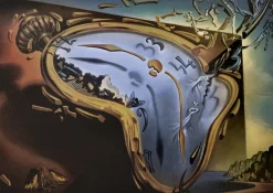 Bluebird Puzzle - Salvador Dalí - Soft Watch Exploding in 888 Particles after Twenty Years of Total Immobility - 1000 Piece Jigsaw Puzzle Online
