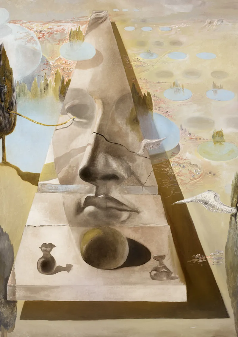 Bluebird Puzzle - Salvador Dalí - Apparition of the Visage of Aphrodite of Cnidos in a Landscape, c. 1981 - 1000 Piece Jigsaw Puzzle Hot