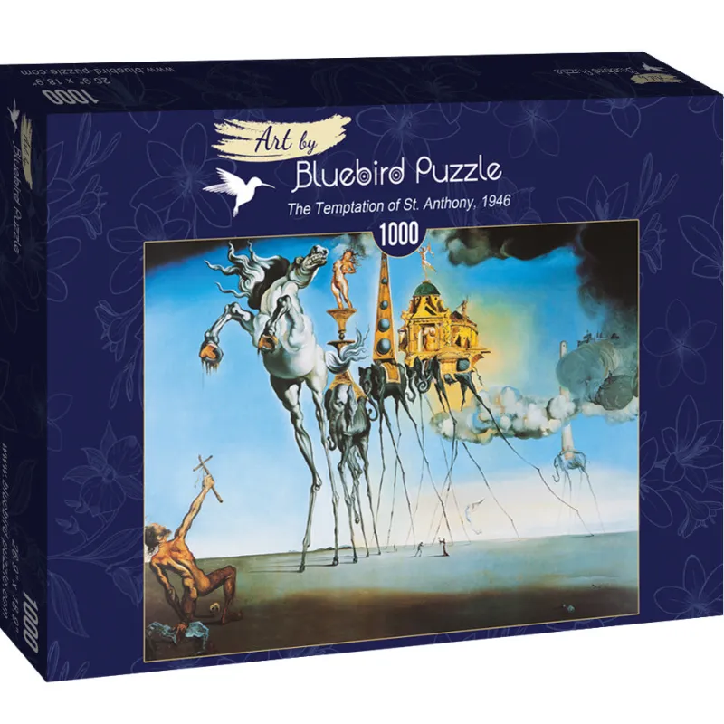 Bluebird Puzzle - Salvador Dalí - The Temptation of St. Anthony, 1946 - 1000 Piece Jigsaw Puzzle Hot