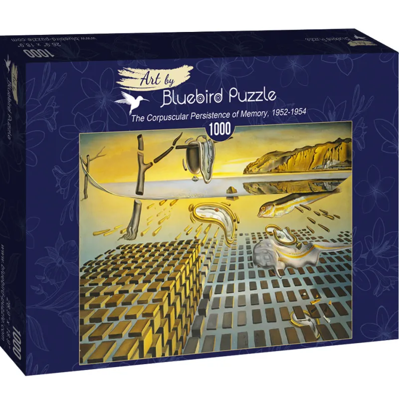 Bluebird Puzzle - Salvador Dalí - The Corpuscular Persistence of Memory, 1952-1954 - 1000 Piece Jigsaw Puzzle Outlet