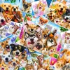 Bluebird Puzzle - Selfie Pet Collage - 1000 Piece Jigsaw Puzzle Online