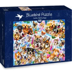 Bluebird Puzzle - Selfie Pet Collage - 1000 Piece Jigsaw Puzzle Outlet