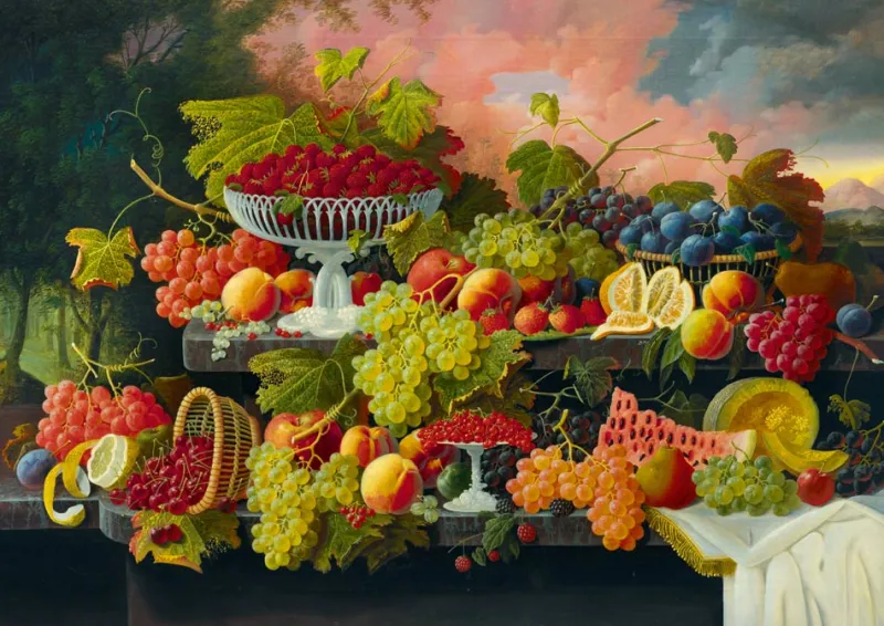 Art by Bluebird Bluebird Puzzle - Severin Roesen - Still Life, 1867 - 1000 Piece Jigsaw Puzzle Sale