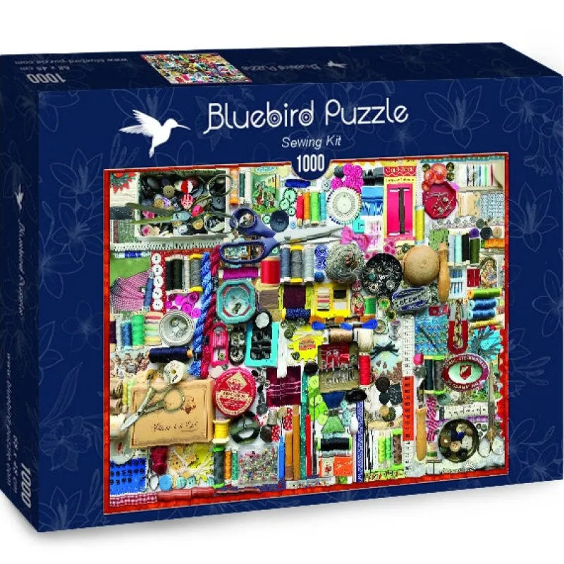 Bluebird Puzzle - Sewing Kit - 1000 Piece Jigsaw Puzzle Discount