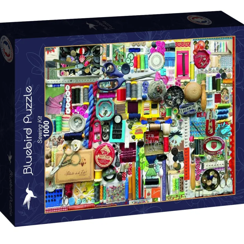 Bluebird Puzzle - Sewing Kit - 1000 Piece Jigsaw Puzzle Best