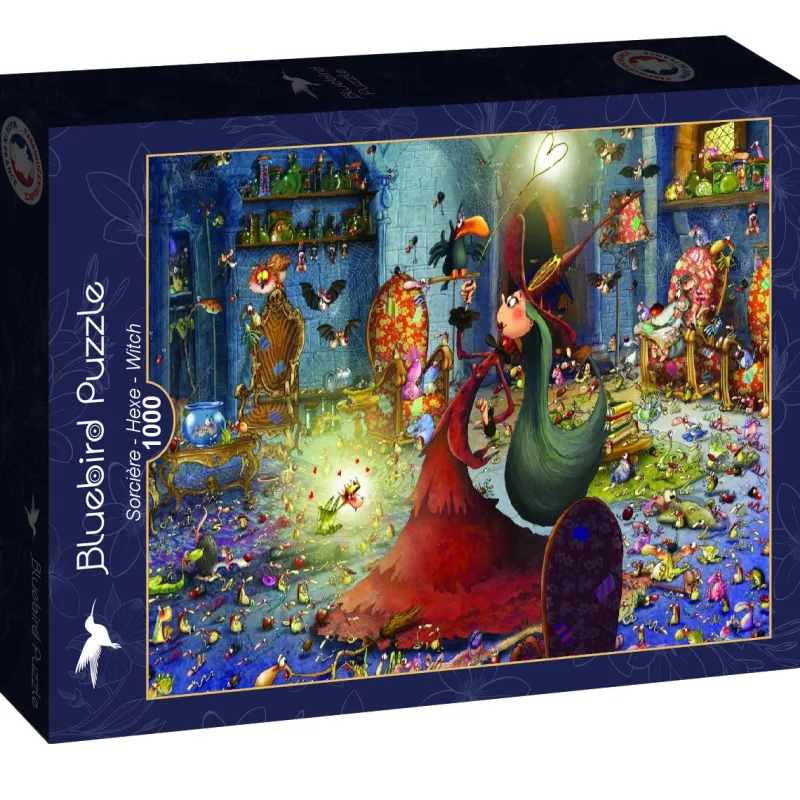 Bluebird Puzzle - Sorcière - Hexe - Witch - 1000 Piece Jigsaw Puzzle Fashion