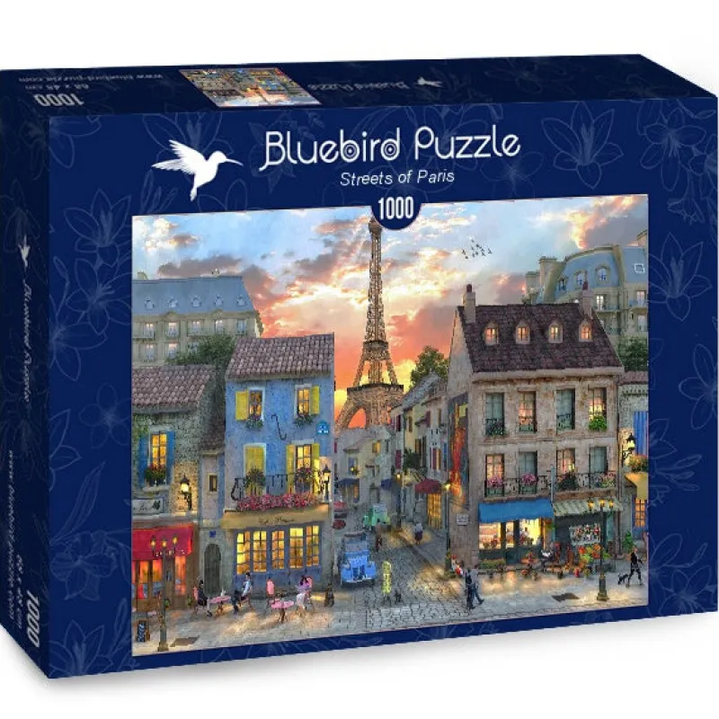 Bluebird Puzzle - Streets of Paris - 1000 Piece Jigsaw Puzzle Fashion