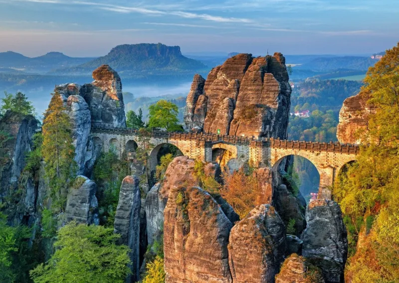 Bluebird Puzzle - The Bastei Bridge - 500 Piece Jigsaw Puzzle Hot