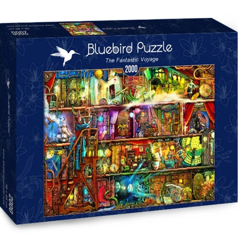 Bluebird Puzzle - The Fantastic Voyage - 2000 Piece Jigsaw Puzzle Best