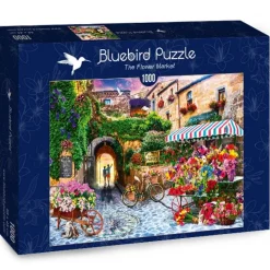 Bluebird Puzzle - The Flower Market - 1000 Piece Jigsaw Puzzle Fashion