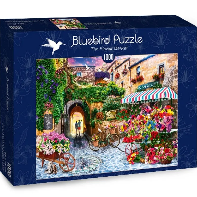 Bluebird Puzzle - The Flower Market - 1000 Piece Jigsaw Puzzle Fashion