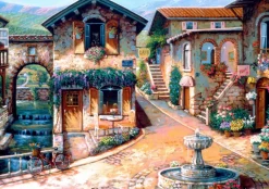 Bluebird Puzzle - The Fountain on the Square- 1000 Piece Jigsaw Puzzle Best