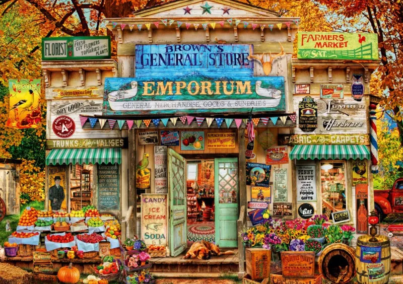 Bluebird Puzzle - The General Store - 1000 piece jigsaw puzzle Best