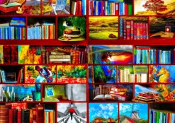 Bluebird Puzzle - The Library The Travel Section - 1000 Piece Jigsaw Puzzle Discount