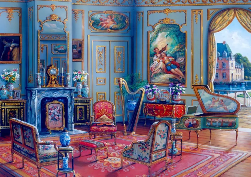 Bluebird Puzzle - The Music Room - 1000 Piece Jigsaw Puzzle Fashion