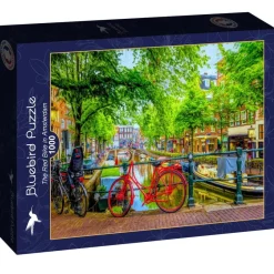 Bluebird Puzzle - The Red Bike in Amsterdam - 1000 Piece Jigsaw Puzzle Hot