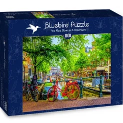 Bluebird Puzzle - The Red Bike in Amsterdam - 1000 Piece Jigsaw Puzzle Sale