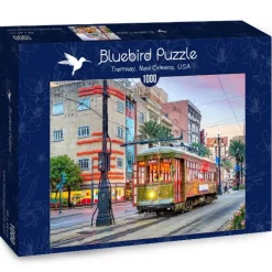 Bluebird Puzzle - Tramway, New Orleans, USA - 1000 Piece Jigsaw Puzzle Discount