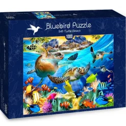 Bluebird Puzzle - Turtle Beach - 1000 Piece Jigsaw Puzzle Fashion