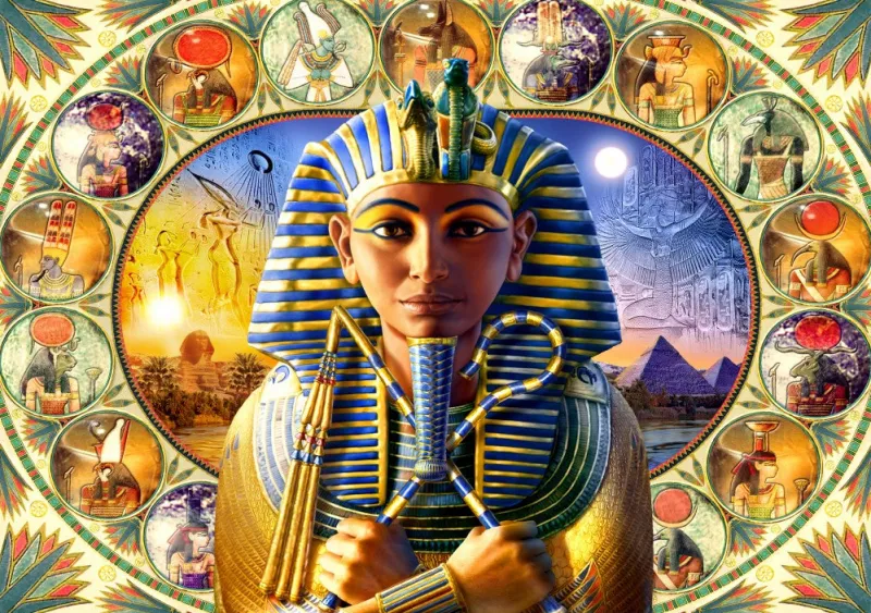 Bluebird Puzzle - Tutankhamun - 1000 Piece Jigsaw Puzzle Best