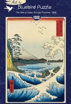Art by Bluebird Bluebird Puzzle - Utagawa Hiroshige - The Sea at Satta, Suruga Province, 1859 - 1000 Piece Jigsaw Puzzle New