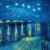 Art by Bluebird Bluebird Puzzle - Vincent Van Gogh - Starry Night over the Rhône, 1888 - 1000 Piece Jigsaw Puzzle Fashion