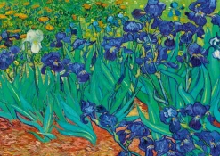 Art by Bluebird Bluebird Puzzle - Vincent Van Gogh - Irises, 1889 - 1000 Piece Jigsaw Puzzle Outlet