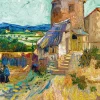 Art by Bluebird Bluebird Puzzle - Vincent Van Gogh - La Maison de La Crau (The Old Mill), 1888 - 1000 Piece Jigsaw Puzzle Fashion