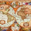 Bluebird Puzzle - Vintage Map - 1000 Piece Jigsaw Puzzle Best