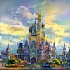 Bluebird Puzzle - Walt Disney World Castle, Orlando, Floride, USA - 1000 Piece Jigsaw Puzzle Fashion