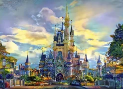 Bluebird Puzzle - Walt Disney World Castle, Orlando, Floride, USA - 1000 Piece Jigsaw Puzzle Fashion