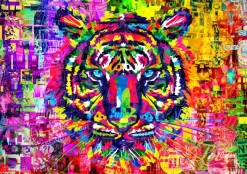 Bluebird Puzzle - Wonderful Tiger - 1000 Piece Jigsaw Puzzle Online