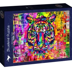 Bluebird Puzzle - Wonderful Tiger - 1000 Piece Jigsaw Puzzle Online