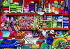 Bluebird Puzzle - Wool Shelf - 1000 Piece Jigsaw Puzzle Discount